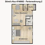 Stine's Hus 2 Lejlighed Borkum