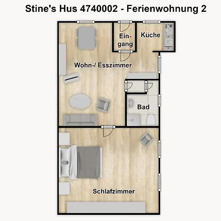 Stine's Hus 2 Apartamento Borkum